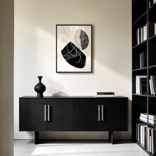 HISPACE Wall Art For Living Room,Minimalist Wall Art,Canvas Prints Paintings Artwork for Walls,Bedroom,Hallway,Office Wall Decor,12x16 Inch Unique Gift Wall Decor for Friends and Family - Image 1