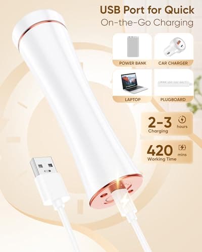 Imcamity Electric Foot Callus Remover Rechargeable Foot File for Dead Skin - Thumbnail 4