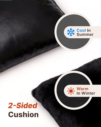 PET MARVEL Dog Car Seat for Small Dogs Up to 25 lbs, Pet Booster Seat & Travel Carrier with Safety Leash and Thick Cushion, Fully Detachable Washable Pet Bag with Storage Pocket, Portable, Black - Thumbnail 6