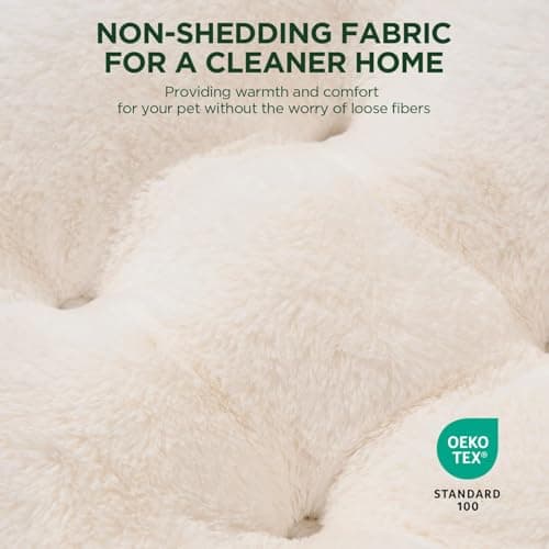 BALANCE Cat Bed Kitten Bed, Washable Round Cat Beds for Indoor Cats,Super Soft Plush Faux Fur Pet Bed for Puppy and Kitten with Anti-Slip Bottom - Thumbnail 3