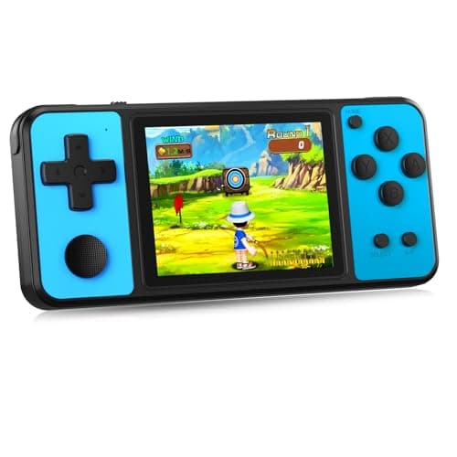 Beico 32 Bit Handheld Games for Kids Preloaded 139 Video Games,Portable Electronic Toys with 3.0" IPS Screen Rechargeable Battery,Gaming System Birthday Gifts for Boys Girls Ages 4-12 (Blue)