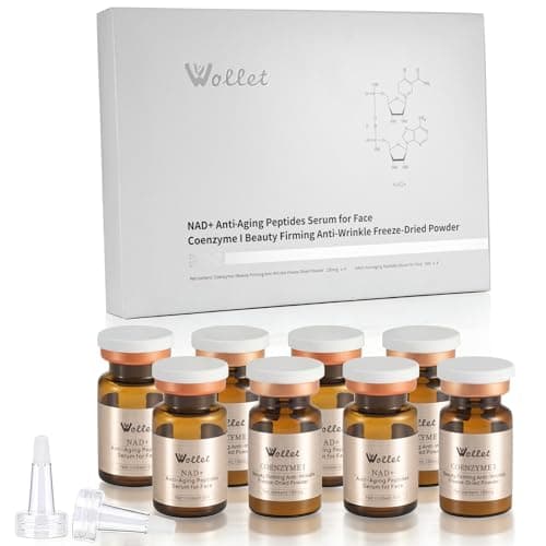 Anti Aging Peptide Serum – Collagen, NAD+, Niacinamide & Hyaluronic Acid | Lifting & Skin Renewal Without Microneedling | Wrinkle Repair, Firming & Brightening | Fragrance-Free - Image 1