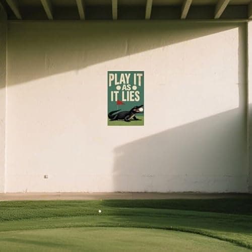 Carastora Golf Wall Decor Sign - Funny Tin Sign - Vintage Style Metal Plaque for the Man Den, Club, Bar or Sports Room, 8x12 Inch - Thumbnail 2