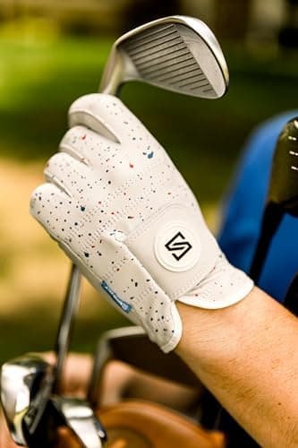 SKIVE Golf Premium Golf Glove | 100% AAA Cabretta Leather | Cool Golf Gloves Men | Serious Feel & Performance | Mens Golf Gloves Left Hand - Thumbnail 2