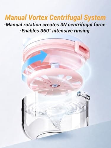 2-in-1 Retainer Case & Mouth Guard Case - Portable Orthodontic Storage Container with Filter, Tools & Mirror, Leak-Proof Denture Bath Box for Daily & Travel Use (Powder Blue) - Thumbnail 5