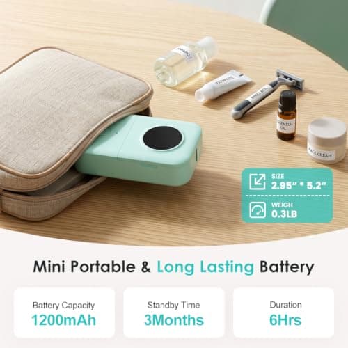 Phomemo Label Maker, D30 Portable Bluetooth Label Maker Machine with Tape, Small Mini Label Printer, Multiple Templates Fonts Icon Labeler for Home, School, Office - Thumbnail 5