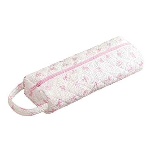 AMZMA Quilted Hair Dryer Travel Case, Portable Hair Tools Organizer for Curling Irons & Flat Irons, Soft Toiletry Storage Bag, Travel Essentials Gift for Women Girls