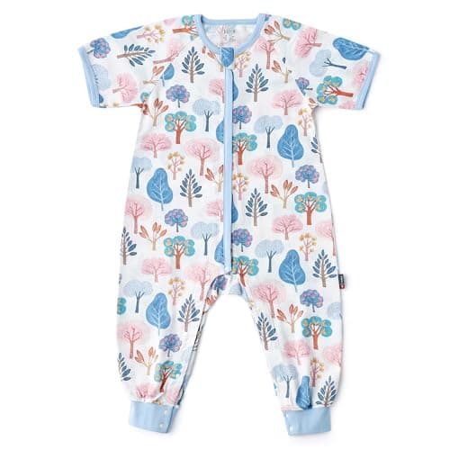 i-baby Outlast® Toddler Sleep Sack with Legs, 0.5 TOG Lightweight Muslin Baby Wearable Blanket, Walker Sleeping Sack with Outlast Temperature Regulation, Sleeping Bag with 2-Way Zipper 2-3T - Image 1