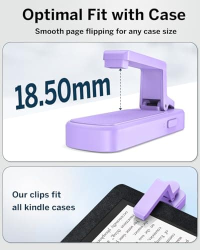 DATAFY [Case-Friendly] Remote Control Page Turner Ring for Kindle Paperwhite Oasis Scribe Kobo eReaders, Camera Camcorder Remote Controls, Page Turner Clicker for ipad iPhone Tablets with Storage Bag - Thumbnail 5
