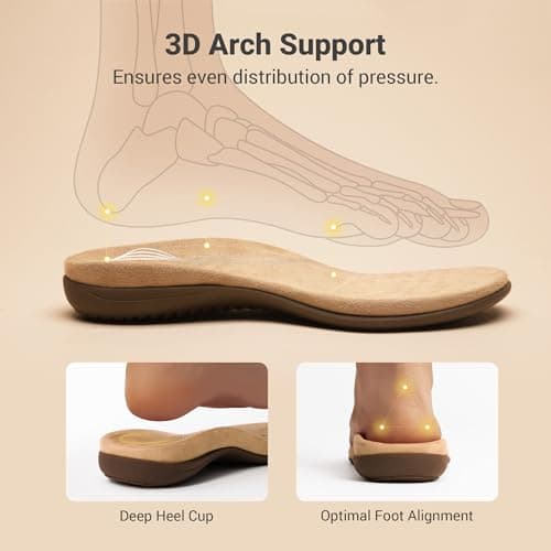 DREAM PAIRS Women's Arch Support Flip Flops Comfortable Dressy Orthopedic Thong Sandals Slides with Bow for Walking Summer Vacation,Size 7,White,DWUMFF2506 - Thumbnail 3