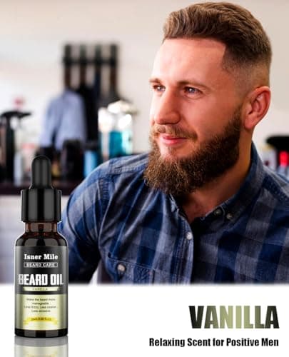 ISNER MILE Beard Oil Kit Stocking Stuffers: Gifts for Men Him Dad Boyfriend, Mustaches Conditioner - Soften - Strength with Sandalwood, Bay Rum, Vanilla, Cologne, Unscented, Beard Grooming and Care - Thumbnail 4