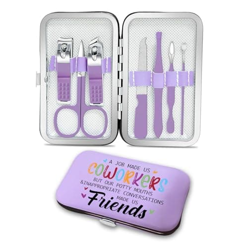 TTJHGYQO Farewell Gifts for Coworkers, 7-Piece Nail Clipper Set,Professional Nail Clippers Set,Best Travel or Home Use - Coworker Leaving Gifts - Image 1