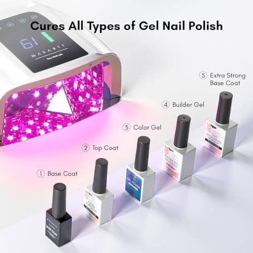 Makartt Professional UV LED Nail Light with Handle Rechargeable Nail Dryer - Thumbnail 2