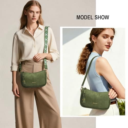 Shoulder Bag Handbag for Women Cute Clutch Crossbody Bag with 2 Removable Straps Hobo Bags - Thumbnail 2