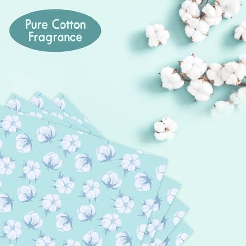 SCENTORINI Cotton Scented Drawer Liners, 6 Sheets Fragrant Paper Liners Non-Adhesive Paper Sheets for Home Closet, Dresser Drawers, Gift for Valentines Day Decor - Thumbnail 3