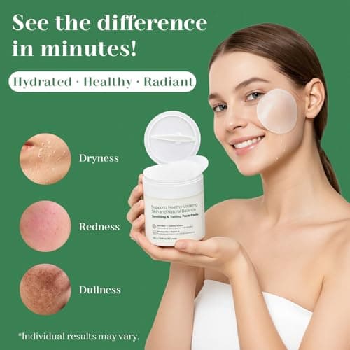 QAH Toner Pads Face Exfoliator Dark Spots Removal Pads, Soothing with DEFENSIL®,Tea Tree | Wrinkle Minimizing with Peptides, Niacinamide for All Skin Types（125 Counts） - Thumbnail 3