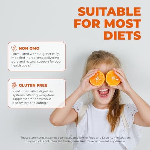 ELICORE Kids Omega 3 Gummies – Fish Oil for Kids Orange Flavor – Omega 3 Gummies for Children – No Fish Burps – Brain, Eye & Immune Support – 2 Month Supply - Thumbnail 5