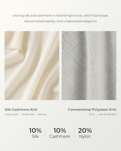 SUUKSESS Women Silk Cashmere Blend Short Sleeve Pullover Sweater Wide V Neck Tops Business Casual (Dark Brown, XL) - Thumbnail 4
