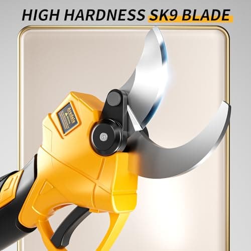 Electric Pruning Shears, Cordless Electric Pruning,1.96"(50mm) Cutting Diameter Cordless Pruner for Gardening Tree Pruning - Thumbnail 4