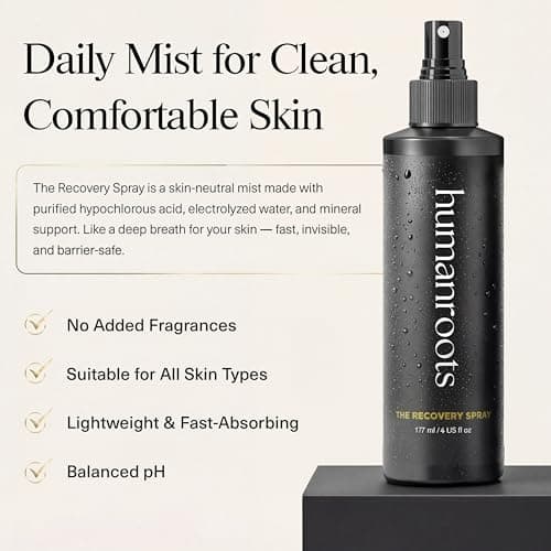 Hypochlorous Acid Spray for Face – Face Mist Toner with Electrolyzed Water (6oz), Lightweight Hydrating Recovery Spray for All Skin Types – Non-Comedogenic Formula, No Added Fragrances - Thumbnail 2