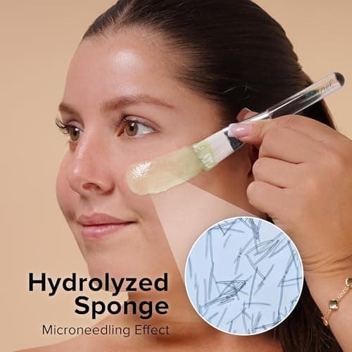Ebanel Collagen Peptides Wash-Off Face Mask Set, 8 Pack Instant Skin Tightening and Lifting Masks, Brightening Face Mask with Niacinamide, Glutathione, Hyaluronic Acid, Vitamin C, Cica, B5, Albumen - Thumbnail 5