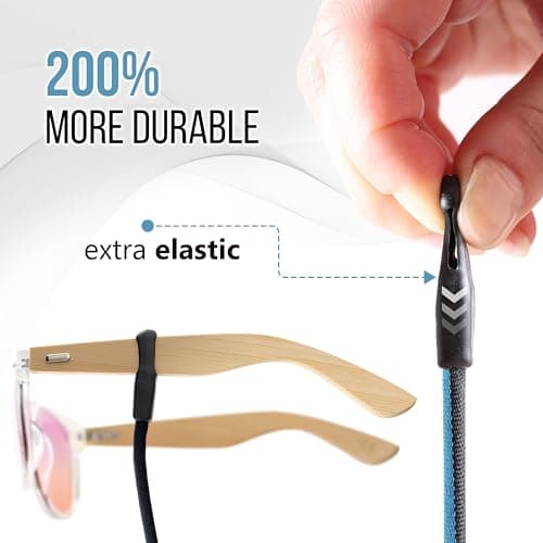 SIGONNA Eyeglasses String Holder Strap - Eyeglass Holder Chains for Women Man - Glasses Chain Lanyard Cords - Neck Sunglass Strap Retainer Rope - Thumbnail 3