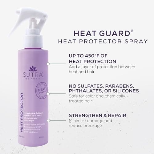 SUTRA Heat Guard Thermal Heat Protector Spray for Frizzy, Dry & Damaged Hair - Thermal Protecting Spray Hydrates, Protects & Repairs Against Heat with Hyaluronic Acid - Anti-Frizz Haircare Products - Thumbnail 5