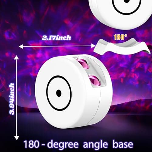 Galaxy Projector for Bedroom, Galaxy Light Projector with 41 Lighting Modes, Starry Nebula Ceiling Night Light with Timer and Remote, Room Decor, for Christmas, Birthdays - Thumbnail 5