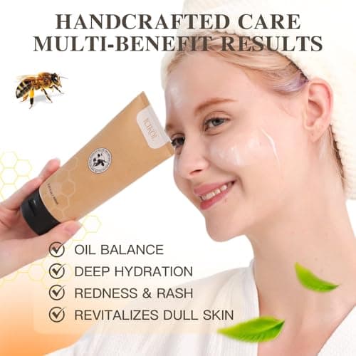 ICIKOL Organic Beef Tallow Honey Balm, Whipped Moisturizer for Face and Body, Grass-Fed Tallow Cream for All Skin Types, Orange Blossom Scent, Non-Greasy Day & Night Skincare, 5.3 oz - Thumbnail 4