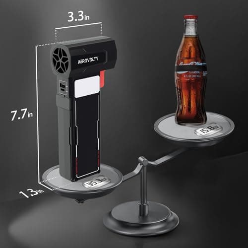 4-In-1 Car Dryer Air Blower - 3LB Thrust, Leaf Blowing Turbo Fan for Patio, Snow Cordless Turbo Jet Blower with 2000A Jump Starter, 15,000mAh Power Bank, LED Flashlight, Gift - Thumbnail 6