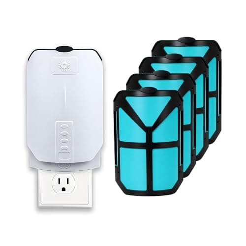 Fly Trap Plug in UV Blue Light Insect Catcher Indoor Sticky Gnat Bug Trap for Home Kitchen Bathroom Plants