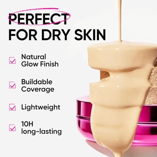 SKINTIFIC Pink Glow Cushion Foundation #08N Rich Toffee| Medium Coverage, Natural Glow Finish, Moisturizing for Dry Skin, Lightweight, Long-Lasting & Oxidation-Resistant - Thumbnail 5