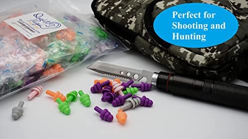 100 Pair Silicone Reusable Ear Plugs for Swimming, Sleeping, Concerts & Music - Bulk Pack of Swimmers Ear Plugs for Adults - Noise Reduction up to 25dB Swimming Earplugs for Men Women Ear Protection - Thumbnail 6