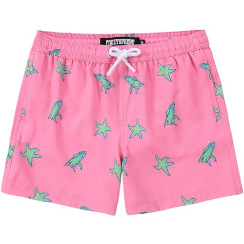 CoozySphere Boys Swimming Trunks with Compression Liner Toddler Stretch Swim Shorts 2T - Image 1