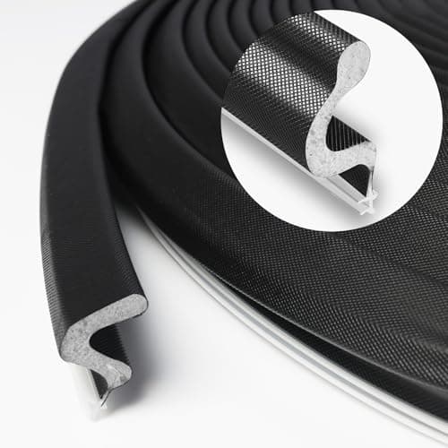 Storystore Door Weather Stripping 20 FT, Foam Kerf Weather Stripping Door Seal for Doors and Windows Insulation with Slot Card Frame - Image 1