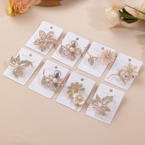 BHDJSHX Gold Jewelry Blind Box, Assorted Mystery Jewelry Set with Bangles, Rings, Brooches, and More (Gold) - Thumbnail 4