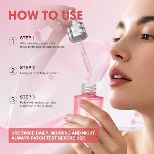 Pink Peptide 12 PDRN Serum – Salmon DNA 10,320ppm, 12 Peptides + Niacinamide for Hydrating, Firming & Glowing Skin – 30ml / 1.01 fl.oz. - Thumbnail 5