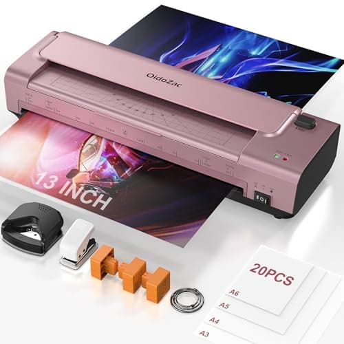 OidoZac 13 Inch Laminator Machine, A3 Personal Laminator Kit for Teachers - Image 1