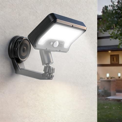 NGOKPYD Magnetic Solar Motion Sensor Outdoor Lights,3 Installation Methods, Dual Solar/USB Charging, 360° Wide-Angle Rotatable Cool White Light, Waterproof for Yard, Patio, Doorway, Fence, Garage, RV - Image 1