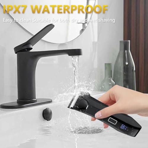 Manscape 3-in-1 Body Trimmer for Men, Groin, Pubic & Ball Hair Shaver No-Nick, Nose Hair Trimmer, Body Groomer for Smooth Shaving, Lightweight with Travel Lock, LED Display, IPX7 Waterproof, Gift Men - Thumbnail 5