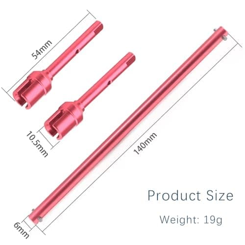Propeller Joint Cup for TT02 RC Car Aluminum Alloy Center Cups Set for Tamiya TT02 - High-Performance CNC Machined Upgrade Parts (2 Cups) Propeller Joint Replacement of 54502 - Thumbnail 2