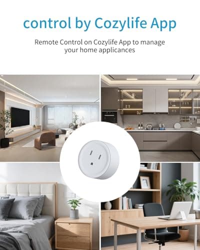 DOITING Smart Home WiFi Outlet with Remote Control & Timer Function - Compatible with Alexa,Wireless 2.4GHz Network - Smart Outlet for Easy Home Automation & Energy Saving(2 Pack) - Thumbnail 6