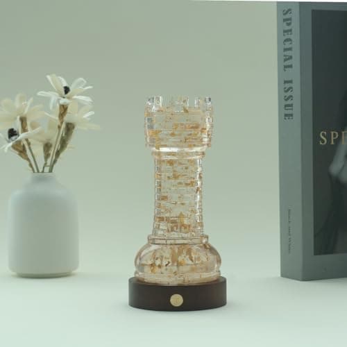 Lighthouse Statue with Light - Nightlight Tabletop Home Decoration Figurine Accessories Tabletop Sculpture - Thumbnail 4