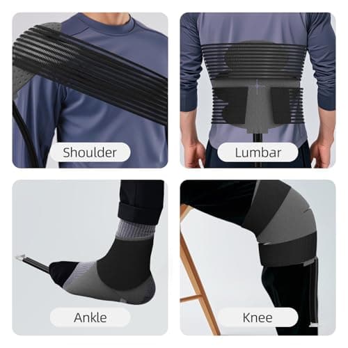 Cold Therapy Machine, Portable Ice Machine for Knee After Surgery Replacement Recovery System with Programmable Controler Quiet Pump Compression Pad for Pain Relief Sport Injuries Sprain - Thumbnail 6