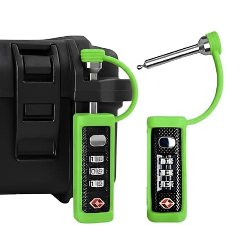 Cedar Mill TSA Approved Gun Case Lock – Durable, Cut-Resistant Security TSA Locks for Gun, Pistol, Revolver Case or Firearms – Child-Safe Trigger Locks for Rifles and Shotguns