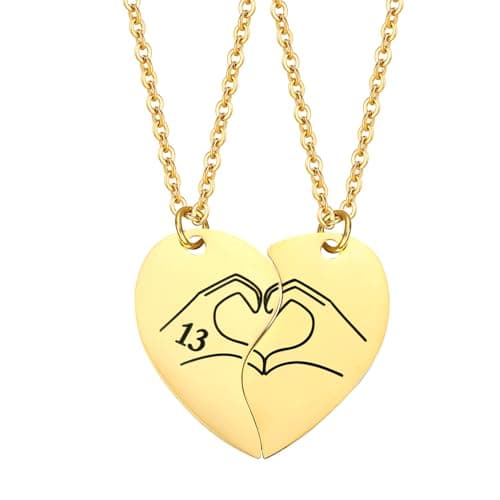 COTATI Quotes Guitar Pick Necklace Outfits Jewelry Accessories Inspired Fans Gift Merch (Gold Heart) - Image 1