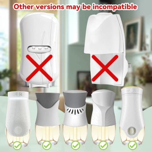 Plug-In Air Freshener Refills 12 Pack - Summer Scents with Sweet Home, Frosted Donut, Mistletoe, Candy Canes - Wall Plug in Refills 7.92 Fl Oz - Compatible with Air Wick & Glade, Not for Glade Plus - Thumbnail 2