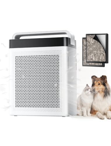 Cypcat Pet Air Purifier for Home Large Room 2,500 Ft², Dual Intake Captures Pet Fur, Washable Pre-Filter, High-Carbon HEPA Air Cleaner for Odor, Allergies, Pollen, Quiet Sleep for Bedroom, Office - Image 1