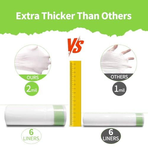 36 Count Jumbo Cat litter Box Liners, 36" x 19" Easy Clean Up Thick Large Kitty Litter Liner XL, Extra Large Heavy Duty Litter Pan Liner Bags with Drawstring for Pet Cat Litter Tray - Thumbnail 4