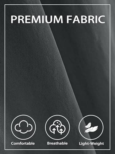 Crastimo Men Baggy Joggers Hiking Pants Elasticity Waist Drawstring Tapered Leg Chino 4 Pockets Cozy Boy Sweatpants Joggers Valentine Day Gray XXL - Thumbnail 4